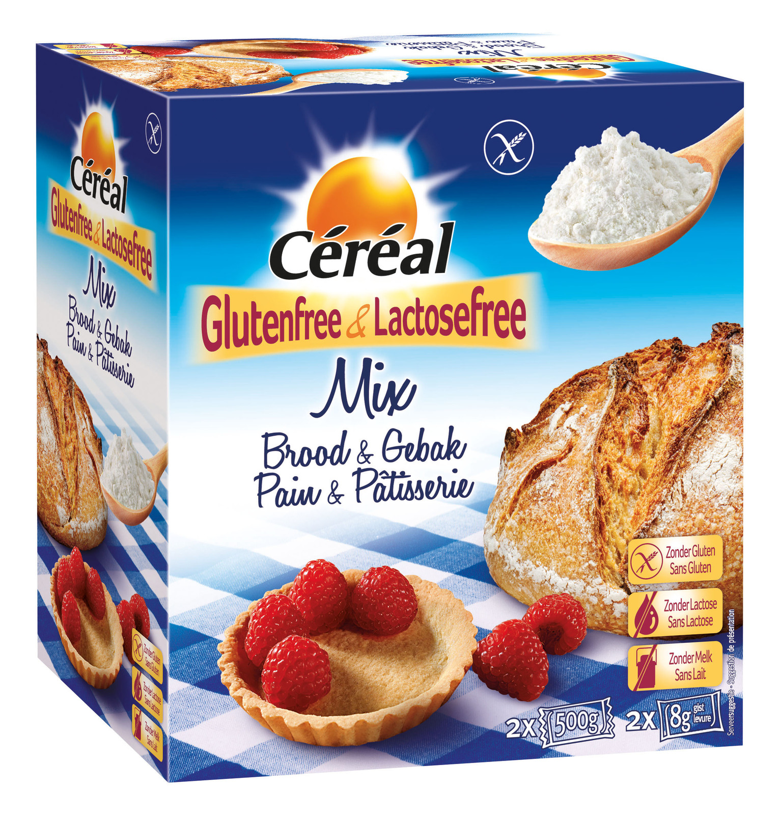 Foto van Cereal Mix Voor Brood En Gebak Glutenvrij Lactosevrij